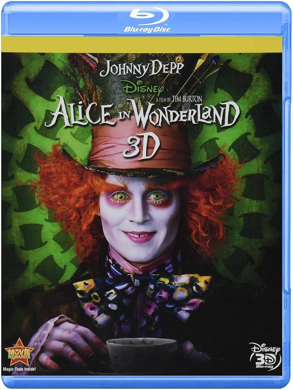 3D Алиса в стране чудес (2010) Blu-ray 50Gb (блю-рей)