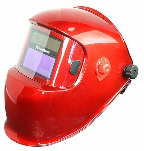 Маска сварщика FoxWeld КОРУНД-5 красная без коробки (Ф-р 2100V пр-во FoxWeld)