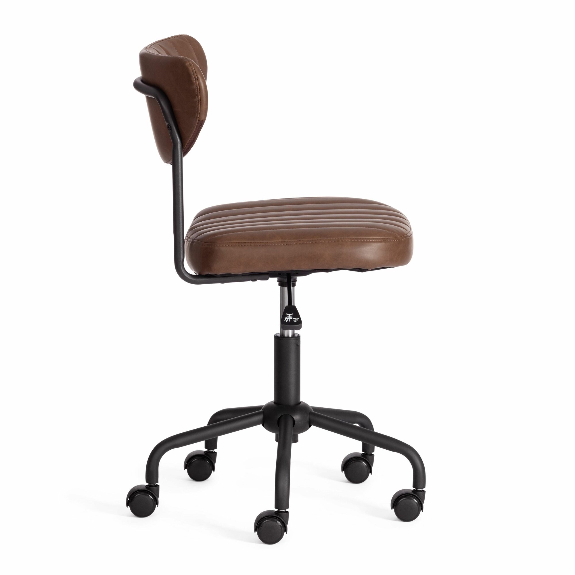 Компьютерное кресло TetChair SLIM, искусственная кожа, темно-коричневый — фото 1