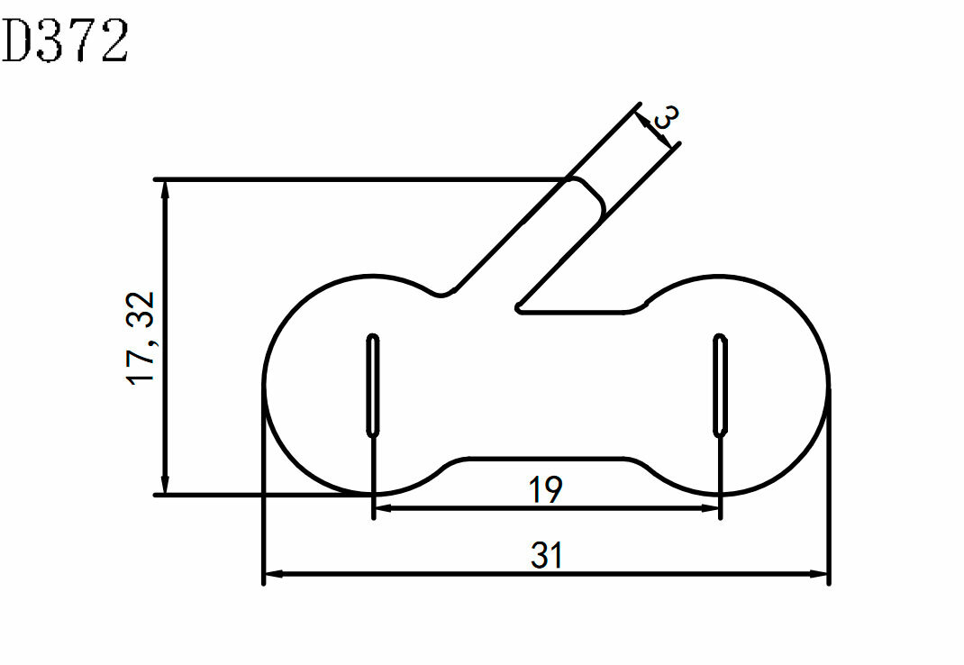 Никелированная пластина для точечной сварки аккумуляторов, D372, 100 штук
