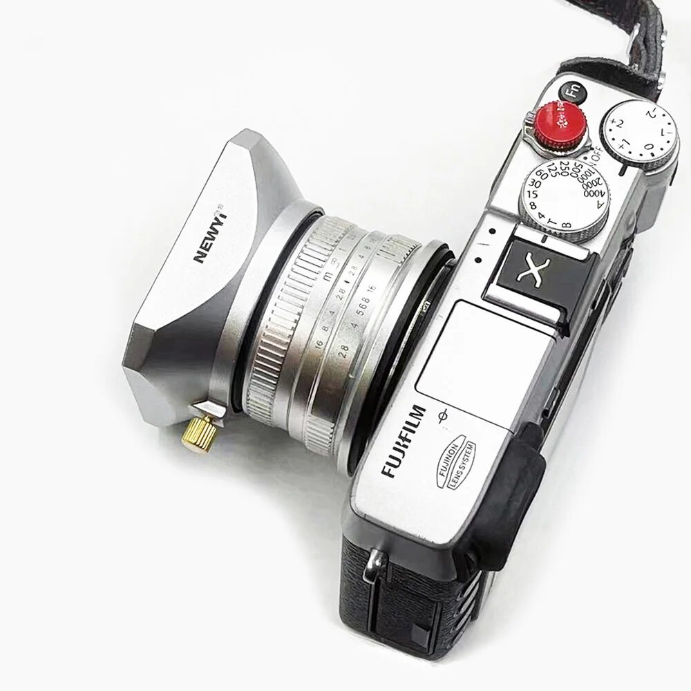Серебристая универсальная квадратная бленда для объектива Cozyshot, 46mm