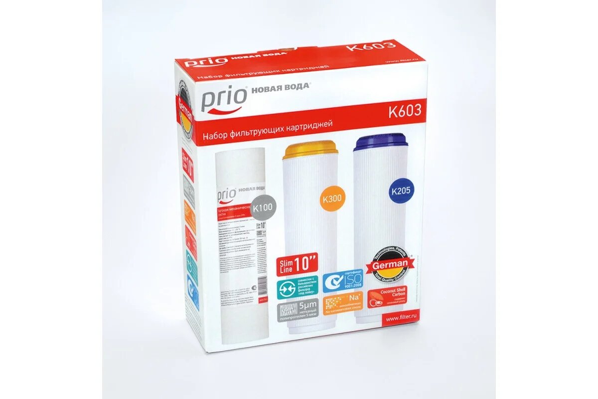 Prio Новая вода Набор катриджей К100, К300, К205 К 603 K 603