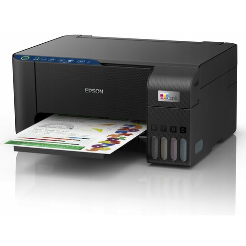 МФУ Epson L3251 чёрный струйный цветной А4 20300₽