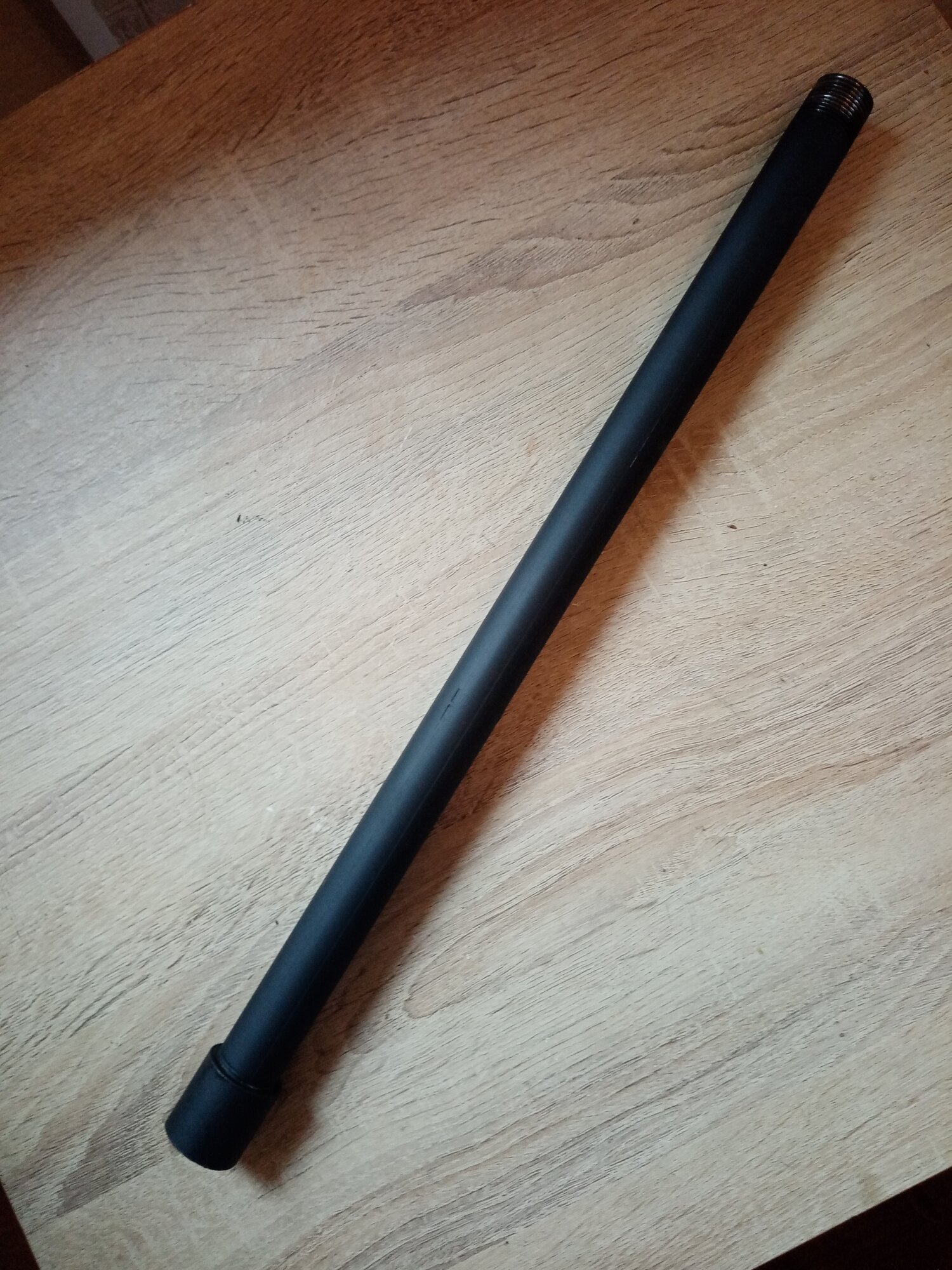 Удлинитель для ручного садового бура 50см с резьбой и муфтой