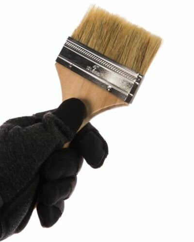 Кисть малярная VIRTUS плоская Slim, натуральная щетина, 100 мм 001001100 — фото 1