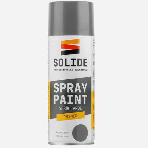 Изображение товара Грунтовка по металлу аэрозольная антикоррозийная серый SOLIDE 400 мл (SL-36883-1)