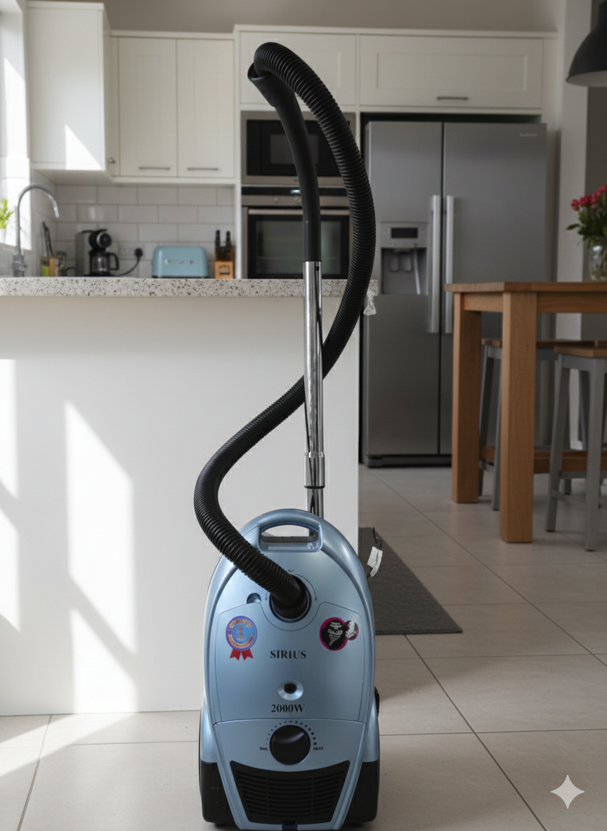 Пылесос Sirius SL 280 "Дельфин", сухой, мешок, 2000Вт, 350Вт всасывание, телескопическая труба