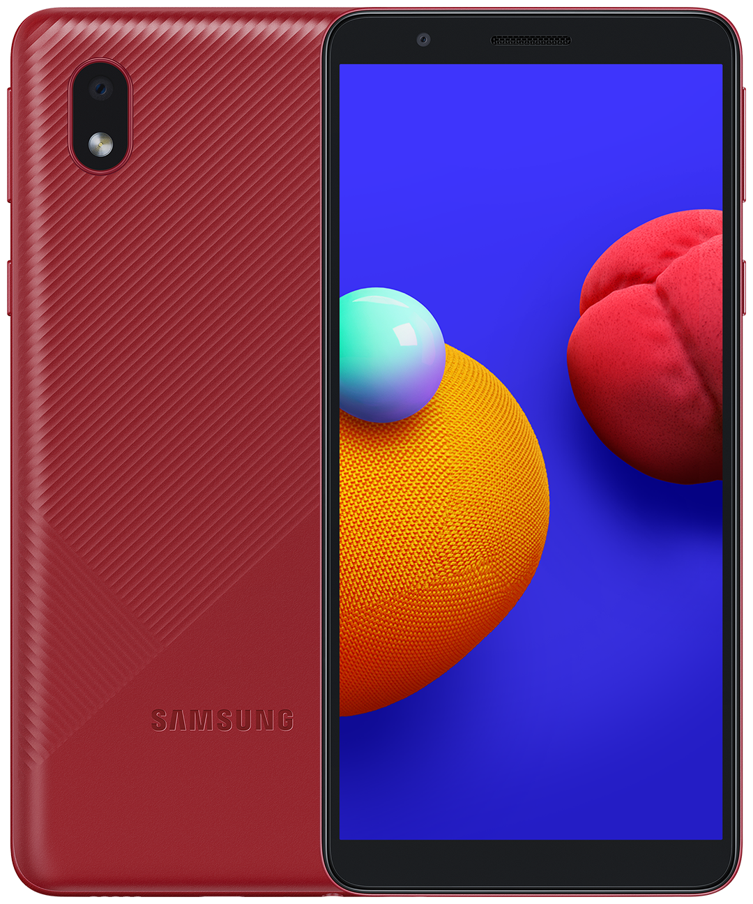 Смартфон Samsung Galaxy A01 Core 1/16 ГБ RU, Dual nano SIM, красный