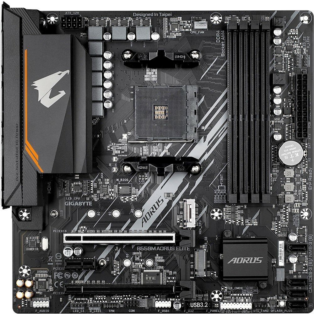 Материнская плата Gigabyte B550M AORUS ELITE