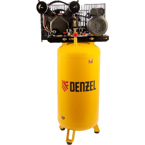 Масляный Denzel BCV2200/100V, 100 л, 2.2 кВт компрессор масляный denzel bcv2200 100 100 л 2 2 квт