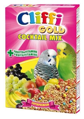 Cliffi (Италия) Коктейль для Волнистых попугаев: зерна злаки фрукты овощи (Cocktail Mix Pappagallini) PCOA007 | Cocktail Mix Pappagallini 0,3 кг 40328 (3 шт)