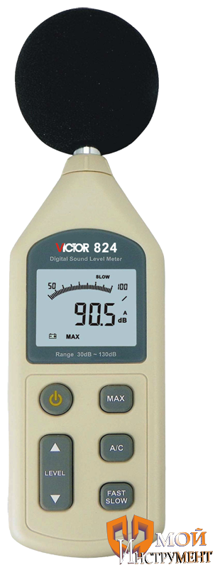 Измерители уровня шума VICTOR Шумомер цифровой Victor 824