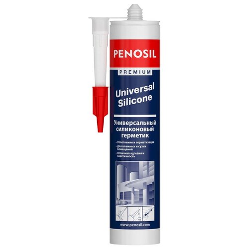 Герметик силиконовый универсальный Penosil Premium Universal Silicone, 280 мл, коричневый герметик penosil universal silicone универсальный 310 мл прозрачный