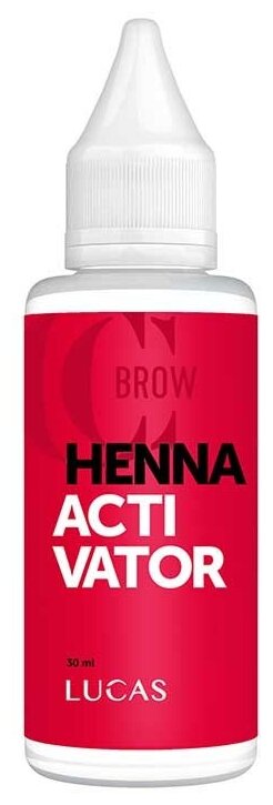 CC Brow активатор хны CC Brow Henna Activator, прозрачный, 30 мл