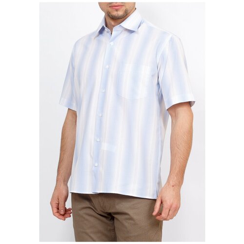 фото Рубашка greg, размер 174-184/39, голубой