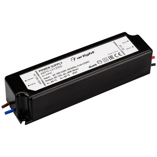 Блок питания (AC-DC) 12V 50W 010998 ARPV-LV12050 герм IP67 пластик