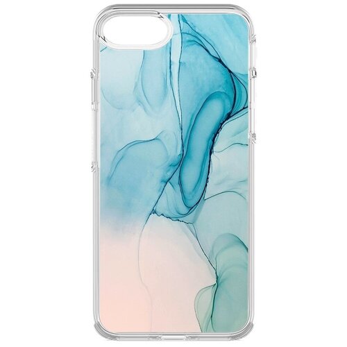 Чехол-накладка Krutoff Clear Case Абстракт разводы для iPhone 6/6s/7/8/SE чехол накладка krutoff soft case постер для iphone 6 6s черный