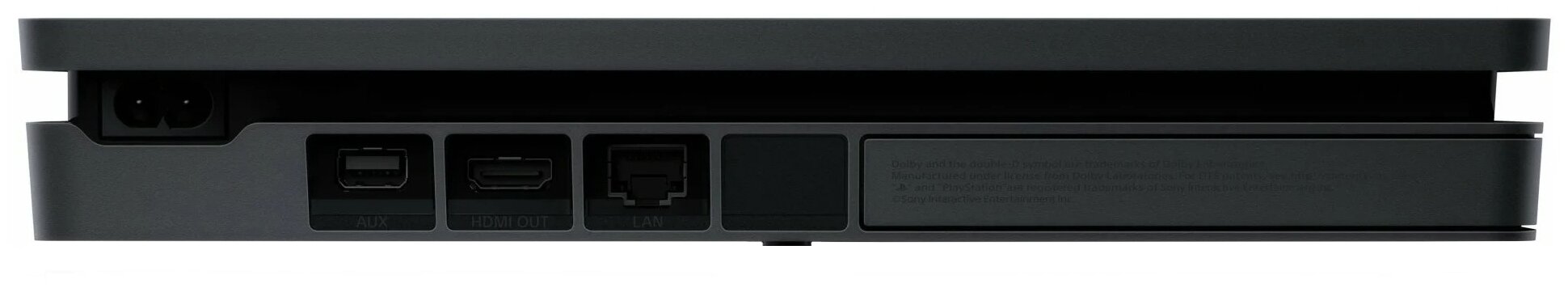Игровая приставка Sony PlayStation 4 Slim 1000 ГБ HDD, без игр, черный