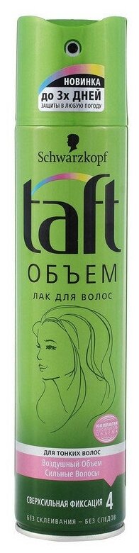 Лак для волос Taft Объем Сверхсильная фиксация 225мл Schwarzkopf - фото №16