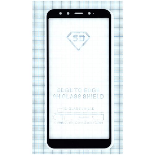 защитное стекло полное покрытие для мобильного телефона смартфона xiaomi mi 8 lite черное Защитное стекло Полное покрытие для Xiaomi Mi A2 Lite / Mi 6X черное