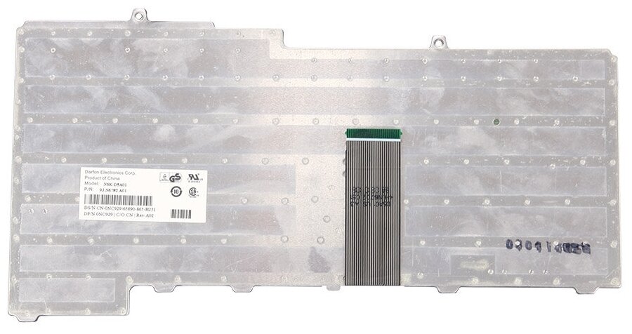 Клавиатура для Dell Inspiron 1501 6400 630M 640M PP20L Vostro 1000 NSK-D5A0R 9JN6782A0R