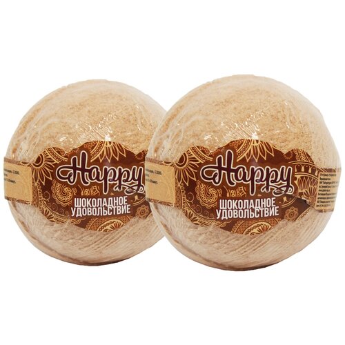 фото Набор из 2-х шариков для ванны "шипучие счастье" шоколадные , 130 мл. basket