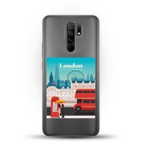 фото Силиконовый чехол london на xiaomi redmi 9 andy & paul