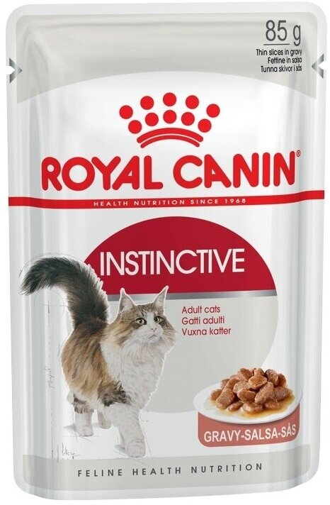 ROYAL CANIN 85гр для кошек Инстинктив (соус)(пауч)