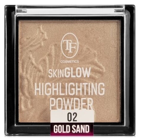 TF Cosmetics Хайлайтер Skin Glow Highlighting Powder, 02 gold sand