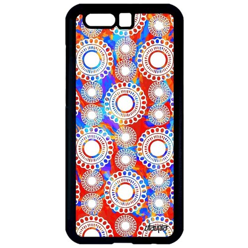 фото Защитный чехол для // honor 9 // "кружевной узор" цветок дизайн, utaupia, красный