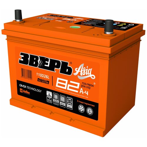 Zvka823r_82 Аккумуляторная Батарея Зверь О. П. зверь арт. ZVKA823R