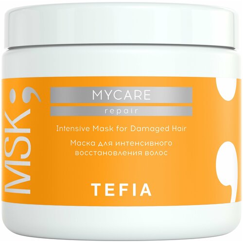 Купить Маска для интенсивного восстановления волос, Tefia MyCare Repair Intensive Mask for Damaged Hair, 500 мл, банка