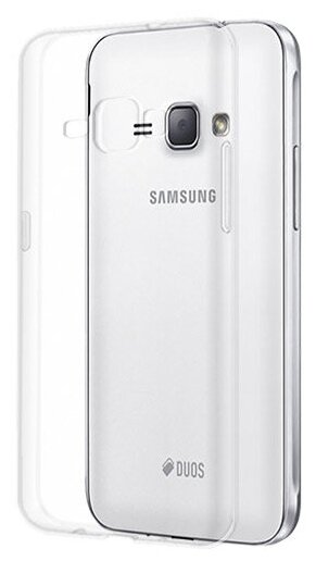 Силиконовый чехол для Samsung Galaxy J1 (2016) J120 прозрачный 1.0 мм