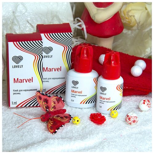 *Клей чёрный Lovely Marvel, 10мл