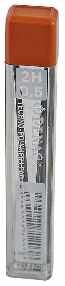 Грифели для механического карандаша 2H 0,5мм PENAC, 12шт