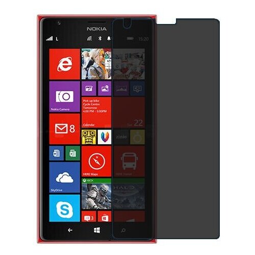 Nokia Lumia 1520 защитный экран пленка гидрогель конфиденциальность (силикон) Одна штука