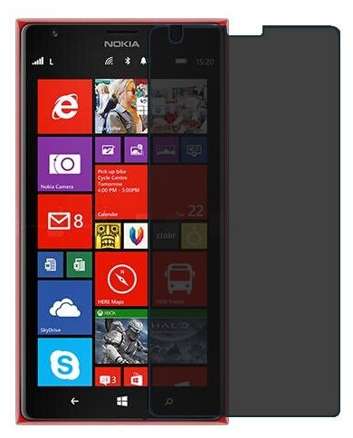 Nokia Lumia 1520 защитный экран пленка гидрогель конфиденциальность (силикон) Одна штука
