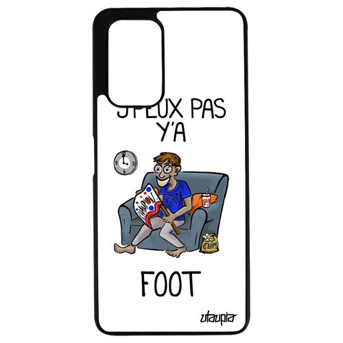 фото Защитный чехол на // xiaomi redmi note 10 pro // "не могу - смотрю футбол!" игра повод, utaupia, белый