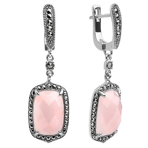 Серьги ALEXANDRE VASSILIEV, серебро, 925 проба, кварц