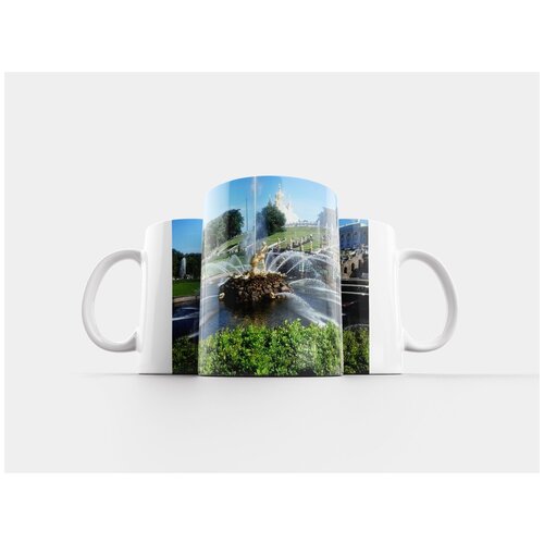 фото Кружка "петергоф, фонтан, петродворец" 320 мл lotsprints