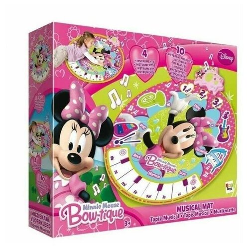 фото Коврик imc toys minnie развивающий игровой музыкальный на батарейках