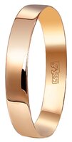 кольцо обручальное 122000-1-К из золота размер 21