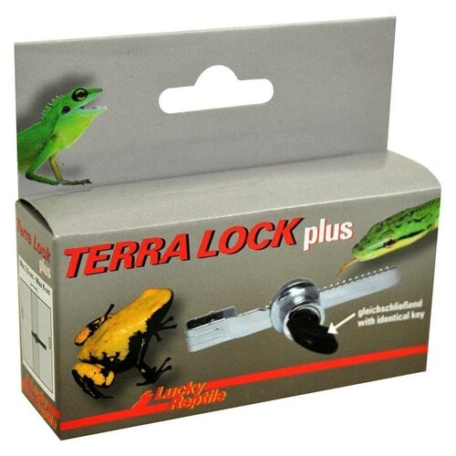 Замок для террариумов с раздвижными дверями LUCKY REPTILE Terra Lock , 2.5-8см (Германия)