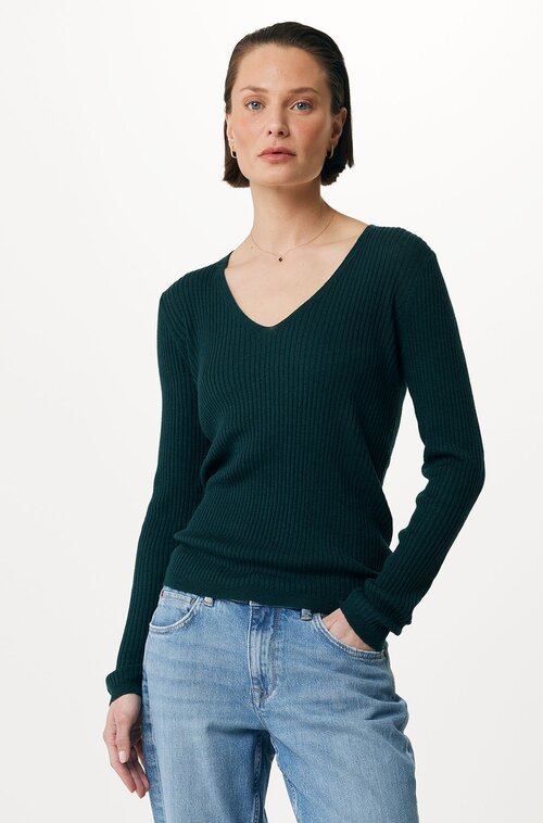 Пуловер MEXX, размер XL, зеленый
