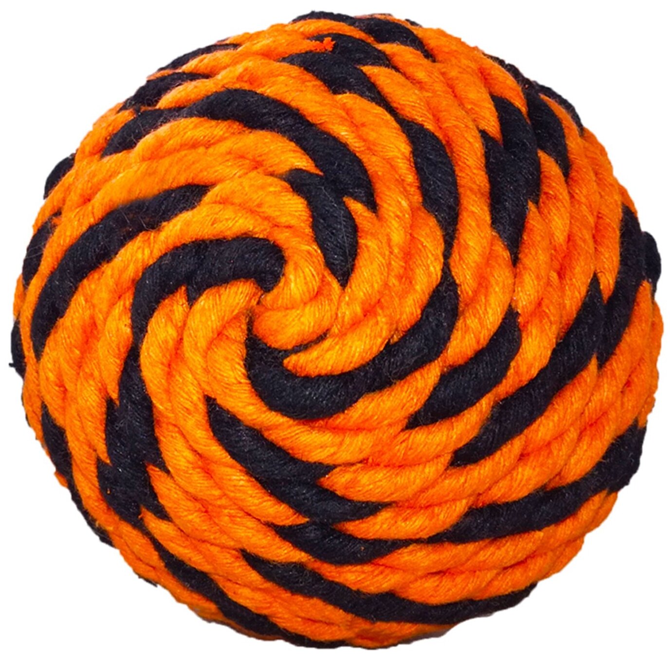 Игрушка для собак Doglike Мяч Броник Средний (оранжевый-черный)
