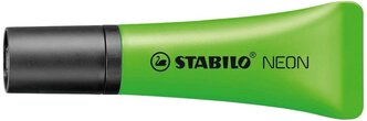 STABILO Текстовыделитель NEON 72/33, 1 шт, зеленый, зелeный