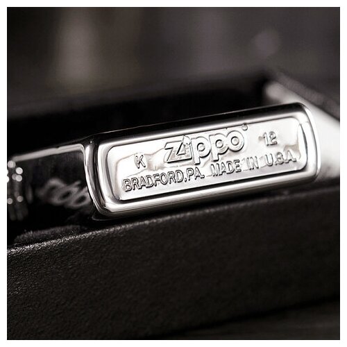 Зажигалка Zippo с покрытием High Polish Chrome (24699) - фотография № 5