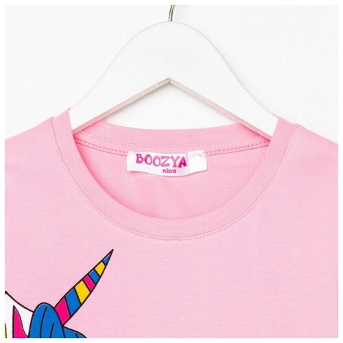 фото Лонгслив для девочки, цвет розовый, рост 128 см нет бренда