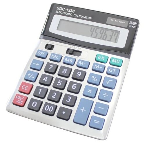 Калькулятор SDC-1238, настольный, 12-разрядный, мультиколор