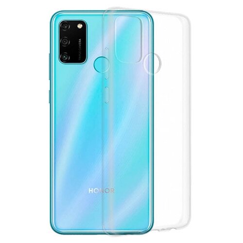 Силиконовый чехол для Huawei Honor 9A прозрачный 1.0 мм tpu